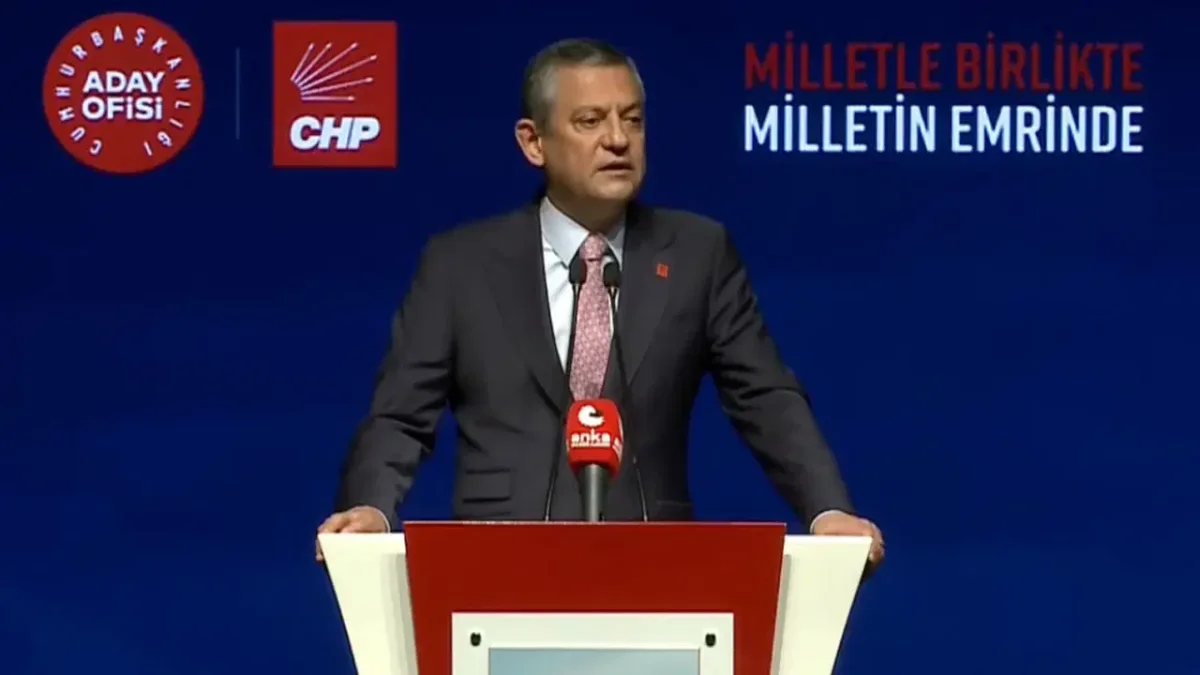 CHP Lideri Özgür Özel’den Sert Çıkış: ABD ve İsrail’i Reddediyoruz!