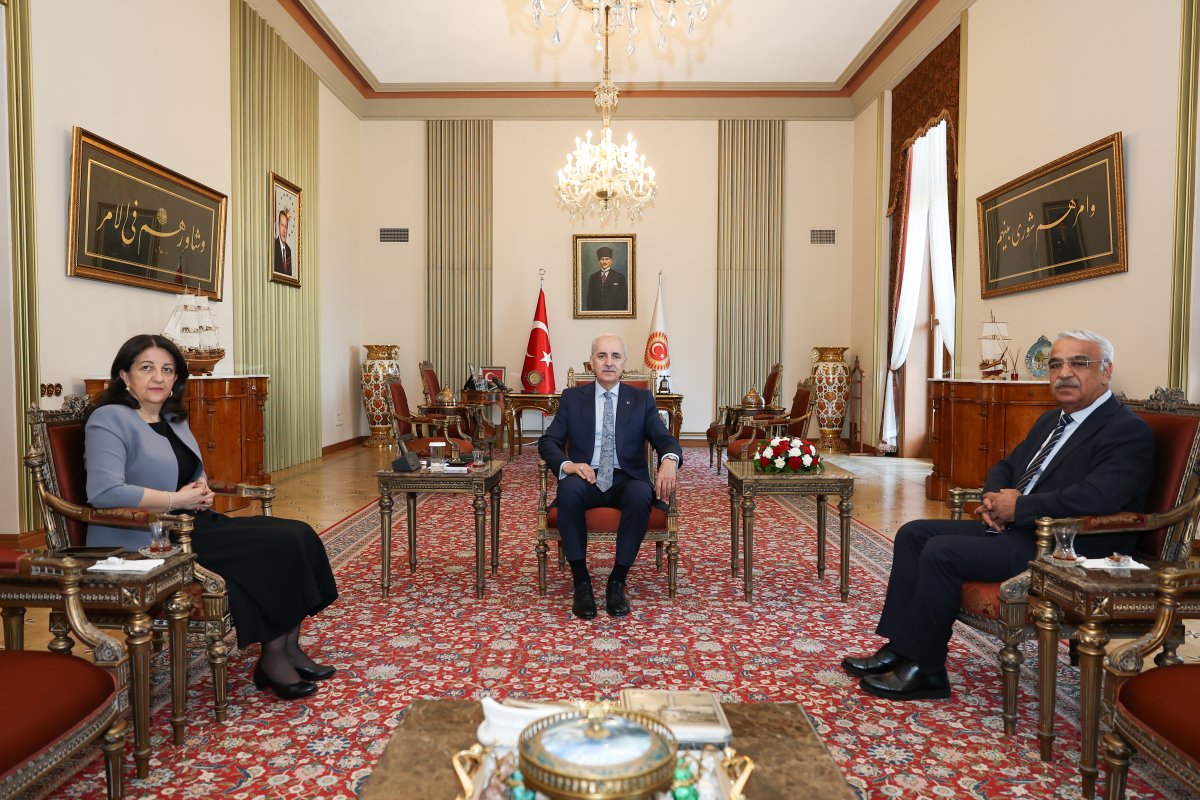 Meclis'te Kritik Kabul: Numan Kurtulmuş DEM Parti'yi Ağırladı!