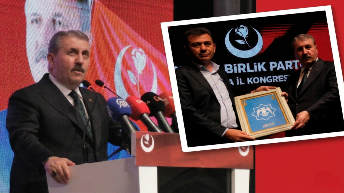 Destici’den Konya’da Sert Mesajlar ve Anlamlı Vefa: İş İnsanı Ali Demirci’ye Teşekkür Plaketi!